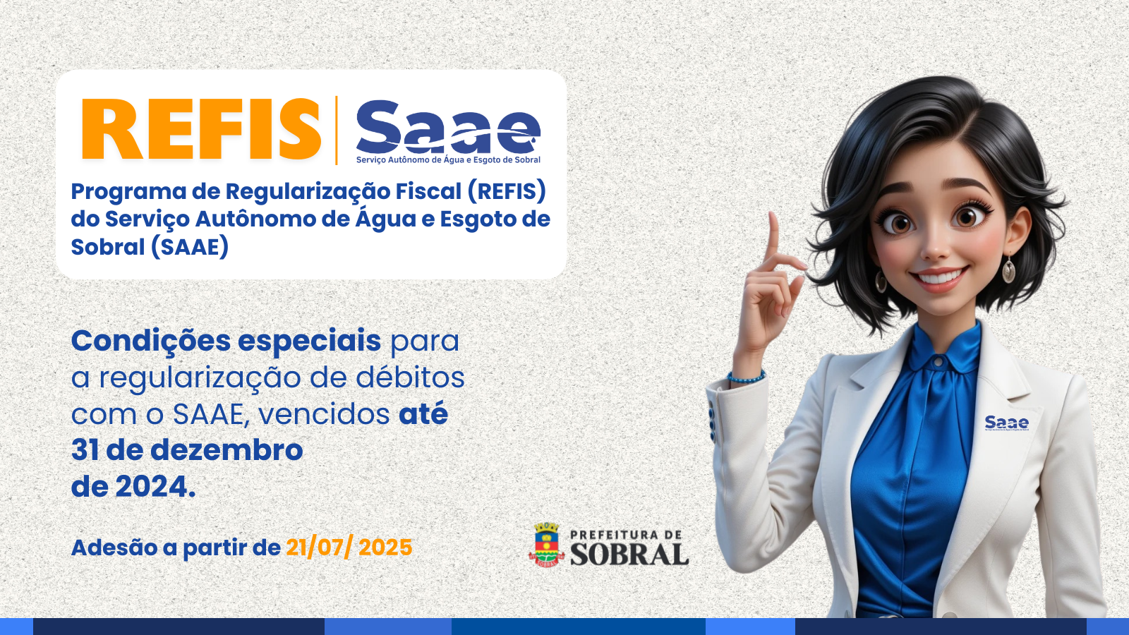 Entenda o REFIS: Programa de Regularização Fiscal do SAAE Sobral