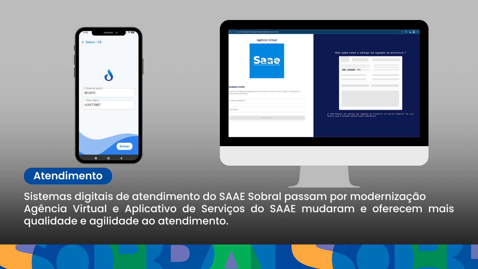 Sistemas digitais de atendimento do SAAE Sobral passam por modernização