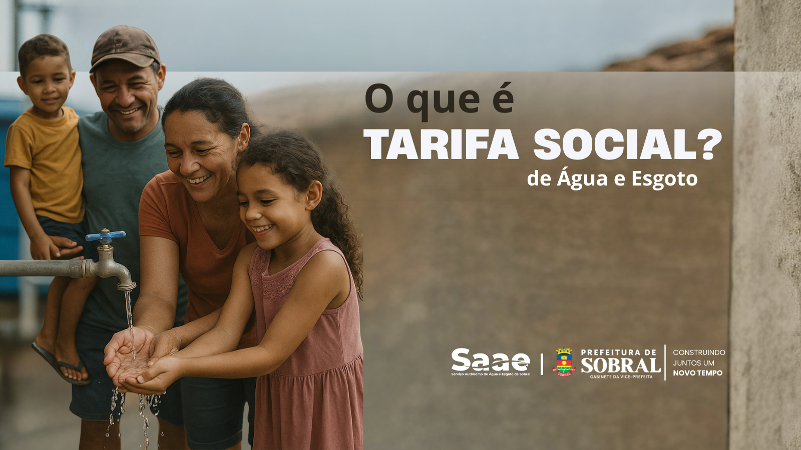 O que é TARIFA SOCIAL de Água e Esgoto